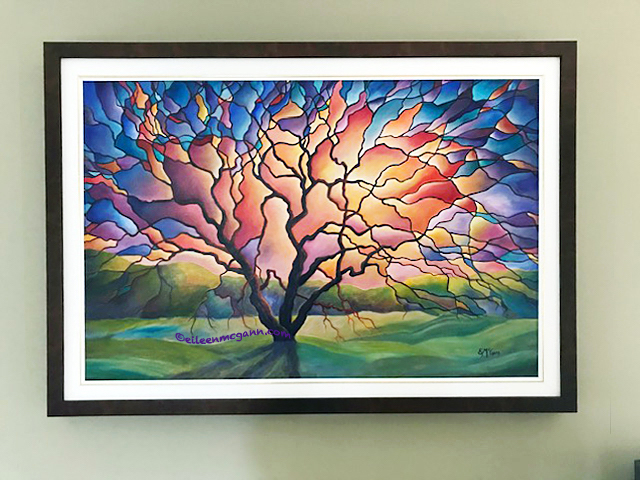 Watching The Apples Glow painting